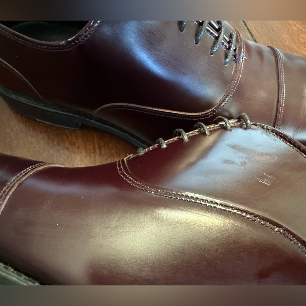 Allen Edmonds Bond Street Cap Toe Oxford 10.5D - Picture 6 of 9